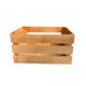 Yusenyi retro storage wooden box for courtyard, 60cm long, portable aged color wooden flower box, length 40*width 32*height 15cm, solid wood color