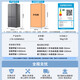Haier refrigerator four-door cross-door double-level energy-efficiency dual-frequency antibacterial can be embedded in household electricity large-capacity air-cooled frost-free commander trade-in subsidy 25-year new model 490 liters + ultra-thin zero-embedded + black gold purification and odor + double cycle anti-odor
