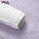 FILA children's clothing dress 2026 spring new style girls and children's fake two-piece woolen pleated skirt cloud white-WT 105