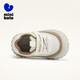 Minibala children's shoes, children's toddler shoes, spring new baby breathable lightweight sports shoes, infant and child anti-collision soft-soled mesh shoes, khaki size 23, suitable for feet 13.8-14.3cm long