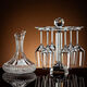 Xizhe Light Luxury Red Wine Decanter Household Crystal Glass Quick-Separating Flask Wine Cup Wine Set Crystal Diamond Decanter 1 Point 5L + Silver Diamond Red Wine Glass 430ml*6 + Silver Diamond Cup Holder
