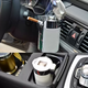 Car ashtray suspended air outlet bracket air conditioning outlet in car with cover to prevent fly ash advanced car ashtray Clivia style white can hang air outlet + ABS flame retardant + LED light
