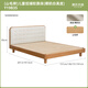 Genji Wood Language Children's Furniture Children's Bed Solid Wood Montessori Platform Bed Boy Small Apartment Simple Single Bed Girl Home Small Bed (Beech) Children's Low Bunk Bed (Coconut Milk White Genuine Leather) 1200mm*1900mm