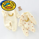G.duck British style baby jumpsuit spring and autumn pure cotton 100-day cute spring dress gentleman men and women baby 100-day banquet clothes Dazhan Hongtu-partial lapel style (spring and autumn) 80 8-12 months