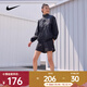 Женские быстросохнущие брюки длиной три четверти NIKE для бега, тренировок и фитнеса, тканые легкие дышащие шорты, спортивные шорты со средней талией FV6623-010 M
