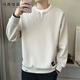 MARK FAIRWHALE sweatshirt men's winter trendy casual fake two-piece long-sleeved T-shirt men's top jacket apricot XL