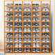 Yusenyi transparent shoe box storage box thickened drawer-type shoe organization folding shoe cabinet space-saving shoe rack shoe box Ai Ma Orange small size 42 can be placed transparent and visible +16 pieces 23x33x14cm