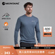 MONTANE DART LONG SLEEVE outdoor quick-drying clothing for men breathable hiking and trail running long-sleeved T-shirt haze blue (simple style) XL