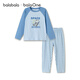 Balabala children's clothing children's pajamas set boys and girls home clothes 2026 spring and autumn new baby pure cotton pajamas skin-friendly red
