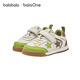 Balabala children's shoes children's outdoor shoes for boys and girls 2026 new spring and autumn mesh breathable and comfortable sports shoes non-slip shoes green tone 00344 23 (foot length 14)