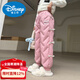 Disney girls' down pants outer wear 2026 new children's winter thickened warm cotton pants three-proof Northeast cold-resistant ski pants pink command letter down pants 130 cm