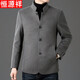 Hengyuanxiang woolen coat men's autumn and winter thickened middle-aged dad wool jacket men's tunic double-sided woolen coat