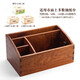 Fantasy mahogany tissue box Burmese rosewood multifunctional paper box solid wood living room household large remote control storage box red Burmese flower plain two compartments free gourd toothpick holder