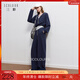 Sancai 2025 Autumn New Casual Three-piece Navy Collar Jacket T-shirt Straight Pants Suit Pants S Navy M 160/84A