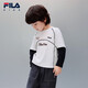 FILA Children's Clothing Long T Category 2026 Spring Boys Long Sleeve T-Shirt