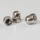304/316 stainless steel nut cap nut fine thread cap decorative screw cap reverse thread cap round M3 (304) (50 capsules
