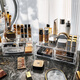 Shijanu Authentic Desktop Drawer Acrylic Transparent Cosmetics Storage Box Large Dressing Table Dormitory Skin Care Medium Set 6701