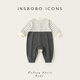 INSBOBO baby clothes 2026 spring new style baby boy's coveralls baby jumpsuits spring clothes trendy gray free accessories with order 66cm