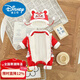 Disney Chinese style hooded jumpsuit newborn baby New Year's greetings clothes winter thickened cotton red male and female baby New Year clothes Chinese style Longtuha Yi with hood 66cm 14Jin Jin is equal to within 0.5kg
