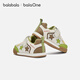 Balabala children's shoes children's outdoor shoes for boys and girls 2026 new spring and autumn mesh breathable and comfortable sports shoes non-slip shoes green tone 00344 23 (foot length 14)