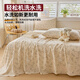 Fazeya Hengyuanxiang Group Class A bed sheets 200x230cm double-layer gauze tatami bed cover for home dormitories, suitable for all seasons, Magnolia Rabbit, soft and comfortable, suitable for all seasons, single sheet + pillowcase/pair 120cm*230cm