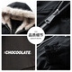 CHOCOOLATE it American retro black loose fur collar cotton jacket for men winter new warm outdoor casual versatile jacket black M recommended 90-125Jin Jin equals 0.5 kg