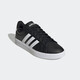 阿迪达斯 （adidas）休闲鞋男鞋女鞋2025夏季新款运动鞋GRAND COURT 2.0低帮轻便板鞋 GW9196黑色 39