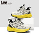 LEE KIDS children's sports shoes, men's and women's running shoes, 26 spring new running shoes, non-slip and wear-resistant casual shoes, white and black 26, inner length 17.3cm, suitable for feet 16.3-16.8cm long