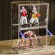 Fantasy Acrylic Figure Display Box, Transparent Lego Toy Display Cabinet, Model Collection Acrylic Box, Highly Transparent Display Box, Extra Large 10-Pack (with Partitions)