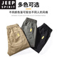JEEP SPIRIT American overalls men's 2025 autumn and winter new loose velvet thickened casual pants retro men's trousers black winter velvet 4XL (180-200Jin Jin equals 0.5 kg)
