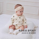 Babylove spun soft and woven soft newborn baby bag spring and autumn pure cotton lace-up triangle harem pear happy rong pear happy rong 52cm