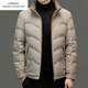 Emporio Armani EA7 Armani 2026 winter new down jacket men's casual solid color stand-up collar white duck down warm down middle-aged men gray M 170