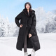 Flying in the Snow Goose Down New Casual Versatile Classic H Version Long Down Jacket