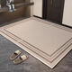 Pupan Cream Style Entry Door Floor Mat Belgian Velvet Living Room Bedroom Carpet Entrance Doorway Mat Resistant to Dirty Simple Sisal 160 230cm Newly Upgraded Anti-fouling Belgian Velvet
