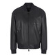 ARMANIExchange Мужская тонкая кожаная куртка с бейсбольным воротником Armani AX черная XS 160/80A_