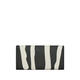 Ferragamo women's wallet can be worn cross-body, large capacity, portable storage, calfskin black and white color zebra pattern BLACK UNICA