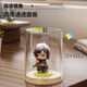 Fantasy Storage Display Rack Transparent Box Single Doll Ornament Cabinet Ladder Style 4 Pack