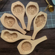 Yusenyi Beech Wood Mid-Autumn Mooncake Mold Chinese Pastry Printing Piece Printing New Year Cake Old-fashioned Baking Equipment Mung Bean Cake Mold Full of Blessings