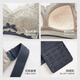 Chinami Lace Thin Latex Inner Cup Large Size Wireless Adjustable Breast Reduction Bra Underwear Modi Blue 80E
