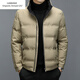 Emporio Armani EA7 Armani winter new men's stand-collar cold-proof down jacket national standard 90 white duck down windproof, cold and anti-run down down khaki M 170