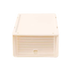 Yusenyi home superimposed transparent flip-top shoe box storage box shoe cabinet plastic moisture-proof device shoe drawer type slanted shoe box (single package beige) slanted shoe box (single package beige)