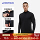 Decathlon (DECATHLON) winter quick-drying long-sleeved T-shirt men's training clothes sports quick-drying clothing fitness running top RUNM classic black (warm and quick-drying) XL