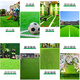 Renowned in Jiuzhou, simulated lawn carpet, fake turf bedding, plastic outdoor artificial court, artificial fence, artificial turf, 4 meters wide * 10 meters long, grass height 2 cm