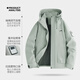 Guirenniao three-in-one assault jacket men's autumn and winter new down warm liner water-repellent windproof jacket couple jacket men silver gray spring and autumn single jacket S