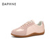DAPHNE Daphne flat moral training shoes for women 2026 spring new women's shoes versatile soft sole casual shoes pink single layer heel height 3cm 35 (225mm) standard size