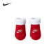 NIKE Nike men's and women's baby socks winter children's warm toddler socks are stable and not easy to fall off college red 0-6 months 0/6M