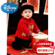 Disney baby New Year's greetings one-year-old dress Chinese style men's and women's baby Tang suit suit for the 100th day of the week, birthday clothes for the New Year, happy pupil blue 140