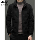 JEEP SPIRIT2025 winter new high-end casual regular down jacket men's stand-up collar warm jacket men's business commuting top off-white M 170