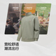 Hodo men's stand-up collar zipper sweatshirt spring and autumn slightly elastic breathable commuter style jacket men's drapey crisp casual top