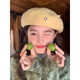 Xiaohongshu Winter Face Revealing Little Beret Lemon Yellow